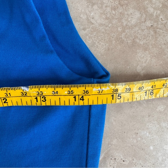 J Crew Scoop Drop Waist Mixy Dress Electric Blue Womens Size S Sleeveless - Picture 4 of 11